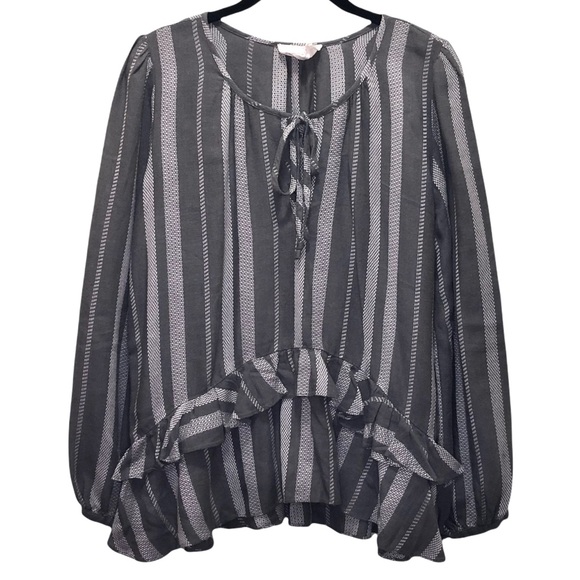 Anthropologie Nomad by Morgan Carper Macanta Ruffled Top size Small - Picture 3 of 13